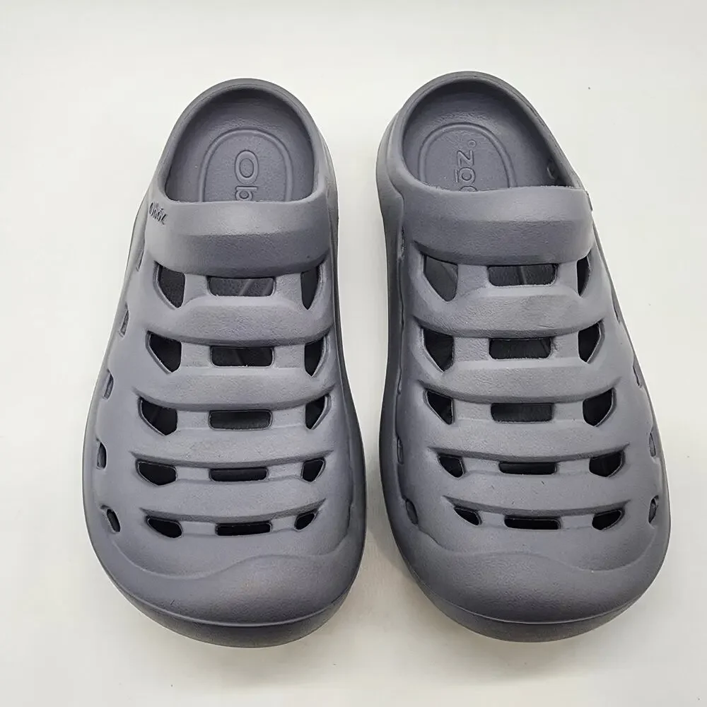 Oboz Whakata Coast Sandals‎ Women's 7 Mineral Gray Comfort Slides Slip-on Shoes